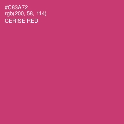 #C83A72 - Cerise Red Color Image